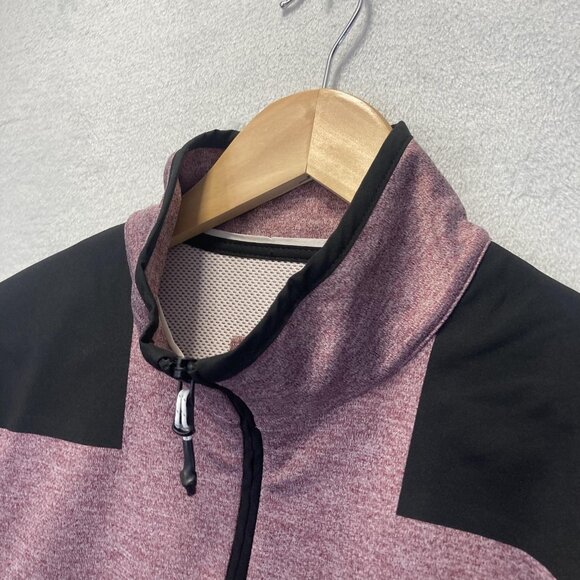 Black Dog Brand 1/4 Zip Mens Pullover Large Athletic Long Sleeve Performance EUC - Picture 8 of 16